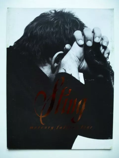 Sting 1996 Mercury Falling Tour Programme.  The Police.