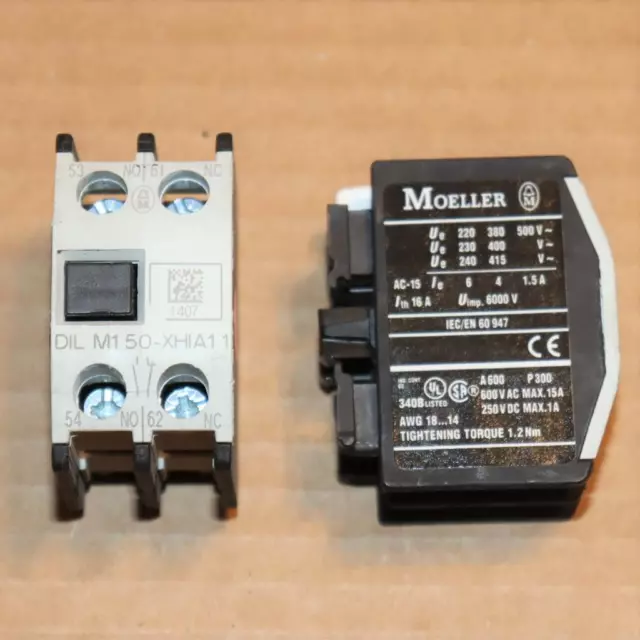 One Eaton Moeller DIL M150-XHIA11  Auxilliary Contact Block
