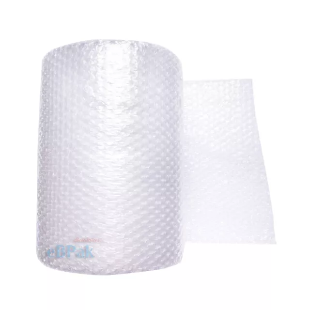 2x Bubble Cushioning Wrap Roll 375mm x 50M Meters  - CLEAR 10mm Bubble