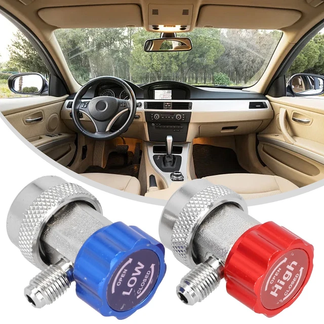 Connettori Rapidi AC R134A Per Auto - Set 2 Pezzi Alta/Bassa Pressione - Foto 4