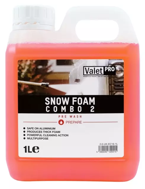 Valet Pro Schnee Schaum Combo 2 - 1 Liter