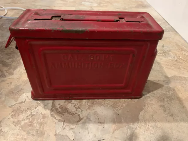 Rare Red WW2 Crown Ammo Box