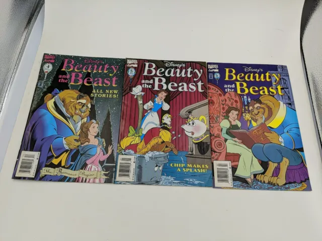Marvel Comics 1994 Disney's Beauty and the Beast #4 5 6 (Lot of 3 comics)