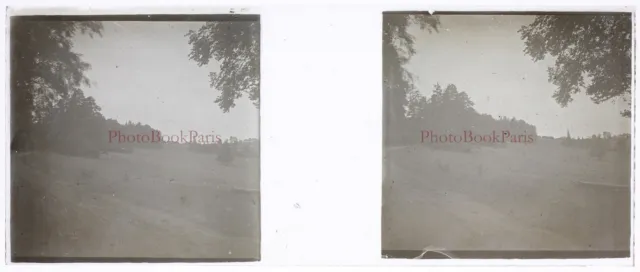 Vintage Landscape c1930 Photo Stereo Glass Plate V17T13n5 2