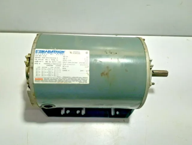 Marathon G128 Motore Bqn 56T17D5333B P 50-60Hz 190/380-415V 208-230/460V