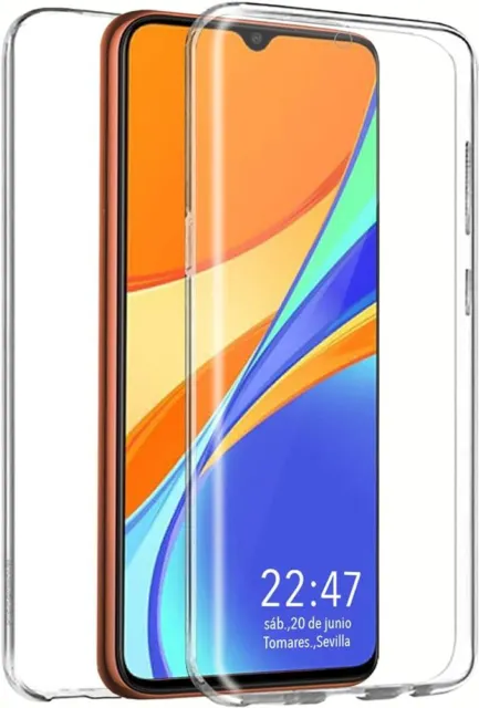 Funda Para Samsung Galaxy A21S (4G) Doble 360º Transparente PT3 + Protector