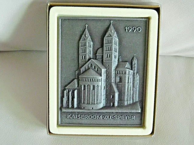 Buderus Jahresplakette1990 Kaiserdom zu Speyer 116,5 x 93mm