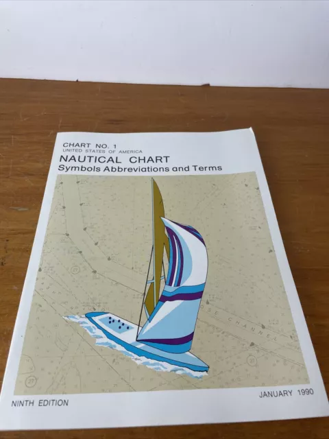 Nautical Chart Symbols Abbreviations And Terms Chart No.1  9Th Edition 1990