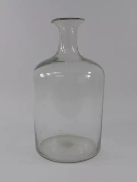 Große Vorratsflasche Zylinderflasche 42 cm Vorratsgefäß 19. Jhdt. (1970)