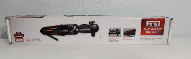 JET, JAT-322, 3/8 in. Trinquete de impacto neumático, llave de trinquete industrial