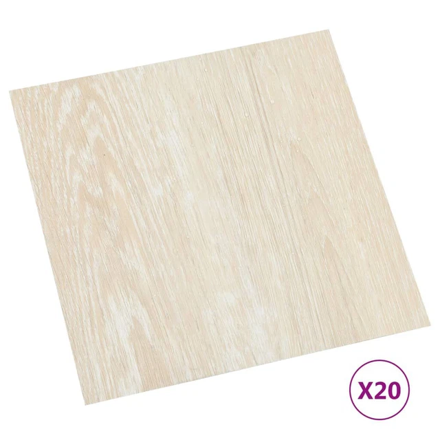 Vidaxl selbstklebende Bodenbeläge 20 Stck. PVC 1,86 M2 beige