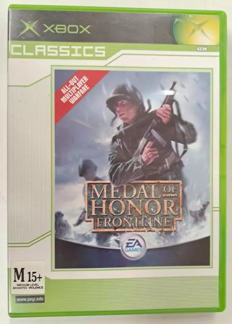 Medal of Honor Frontline - XBOX Original - Complete - PAL