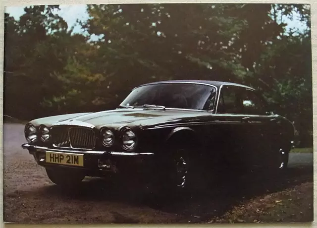 DAIMLER DOUBLE SIX VANDEN PLAS SERIES II Car Sales Brochure 1974 #50M 6/74