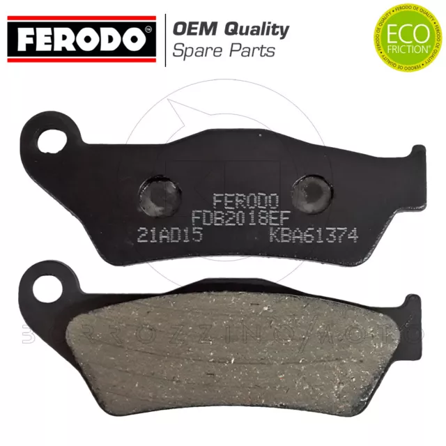 Pastiglie Freno Anteriore Ferodo Fdb2018Ef Gas Gas Ec 300 1996 - 1999