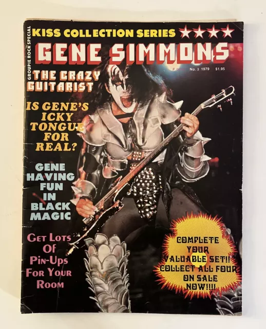 KISS Collection Series #3 Gene Simmons Magazine Groupie Rock Special 1979