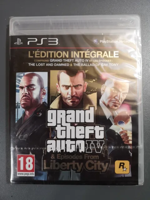 Grand Theft Auto IV GTA 4 Edition Intégrale + From Liberty City PS3 NEUF BLISTER