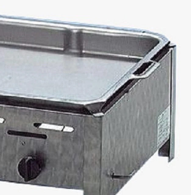 Gasgrill Edelstahl 5 flammig mit Pfanne H: 6 cm 98 x 53 x 27 cm Partygrill Grill 3
