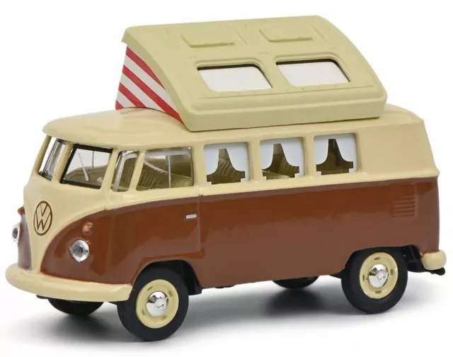 VW Volkswagen T1 Camper - brown / beige - SCHUCO 1:64