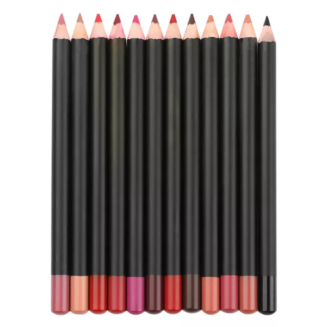 12 Pcs Plastique Crayon À Eye-liner Combinaison Étanche