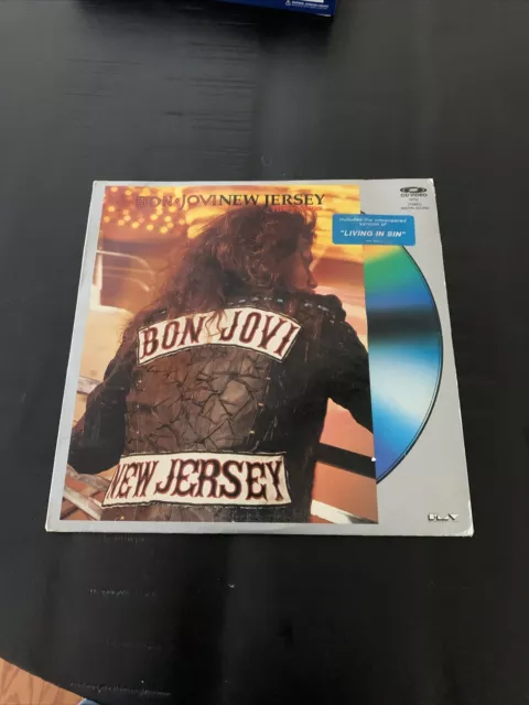 BON JOVI - NEW JERSEY THE VIDEOS Laserdisc LD VERY GOOD CONDITION GREAT MUSIC!