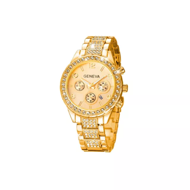 Crystal Diamante Women Quartz Ladies Wrist Watches Fashion Rhinestone Watch UK