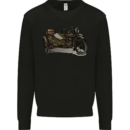 Felpa Maglione Moto e Sidecar Biker Moto da Uomo