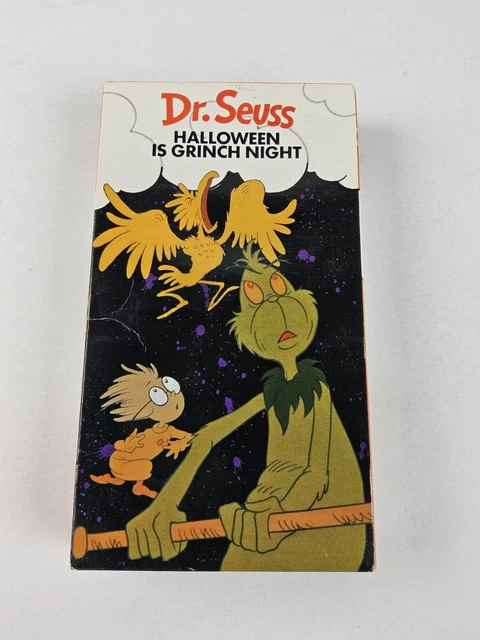 DR. SEUSS HALLOWEEN Is Grinch Night VHS 1989 -Rare - Vintage - Playhouse Video $25.46 - PicClick