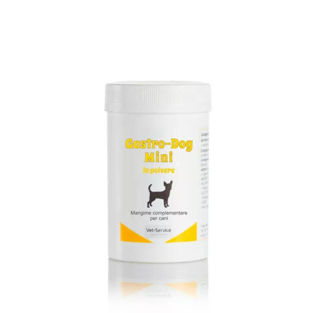 Integratore per cani Gastro-Dog Mini, gastrite e reflusso,10-30-60 gr