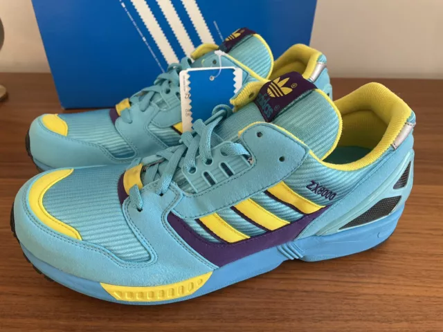 Adidas ZX 8000 44 2/3 Aqua (2009) Torsion, AZX, Consortium  -NEU-