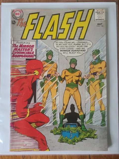 The Flash #136 MAY 1963 silver age 1st Appearance Dexter Myles DC COMICS key