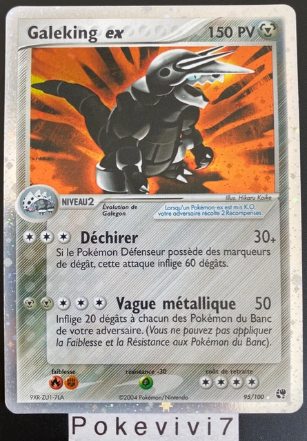Pokemon Card GALEKING 95/100 EX Ultra Rare Block EX Sandstorm FR