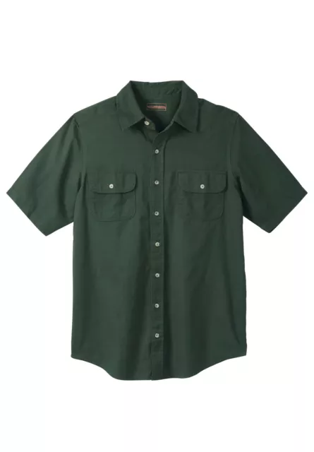 Boulder Creek by KingSize Men's Big & Tall Short Sleeve Shirt