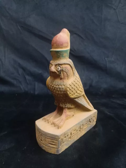 Ancient Egyptian Antiquities Pharaonic Statue Gods Horus Of Falcon Egyptian BC