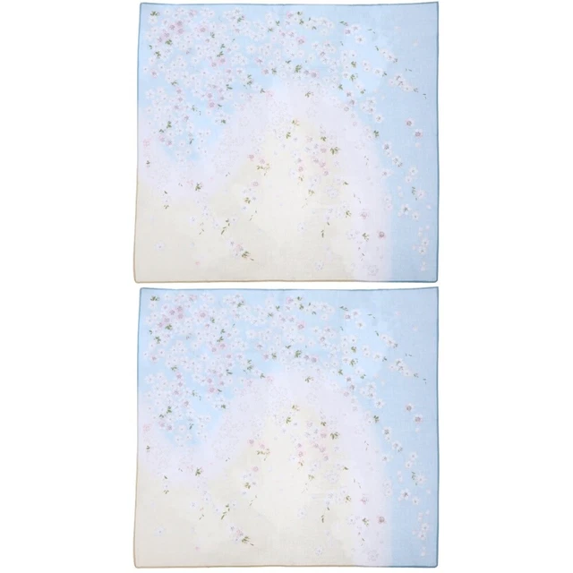 2 pezzi fazzoletti stile giapponese sudore fiore di pesca morsetti per asciugamani