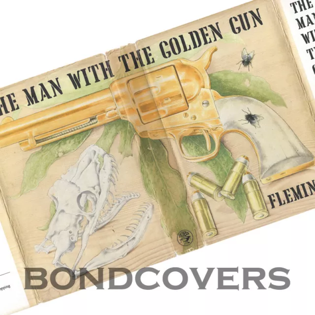 THE MAN WITH THE GOLDEN GUN 1st ED REPRODUCTION DUSTJACKET IAN FLEMING Facsimile