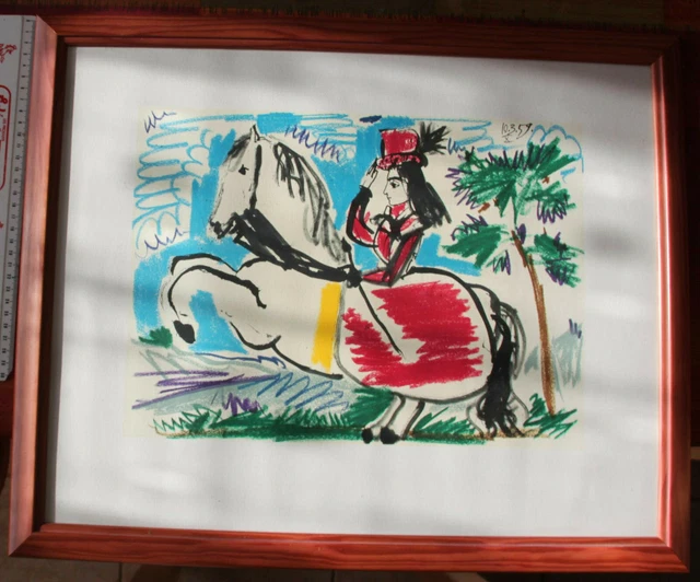Lithographie Picasso Amazone 1959