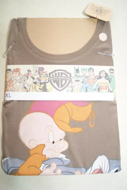 Tee-shirt marron neuf taille L marque LOONEY TUNES