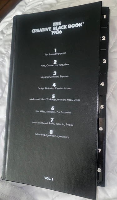 THE CREATIVE BLACK Book The Creative Black Book 1988