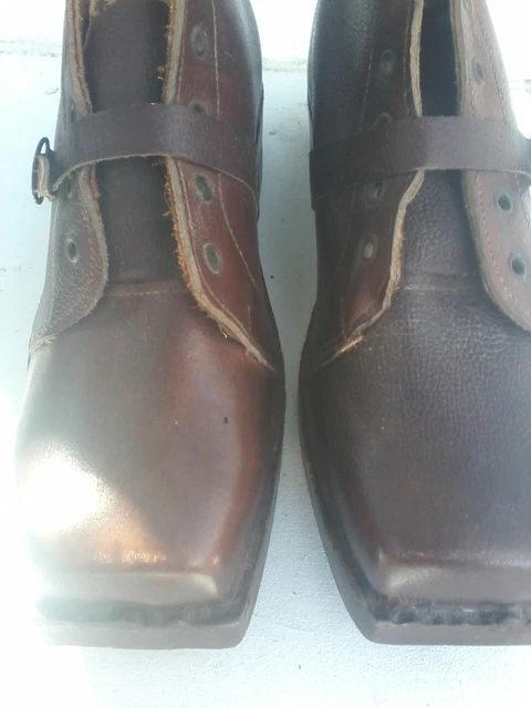 chaussures homme cuir semelle en bois neuves
