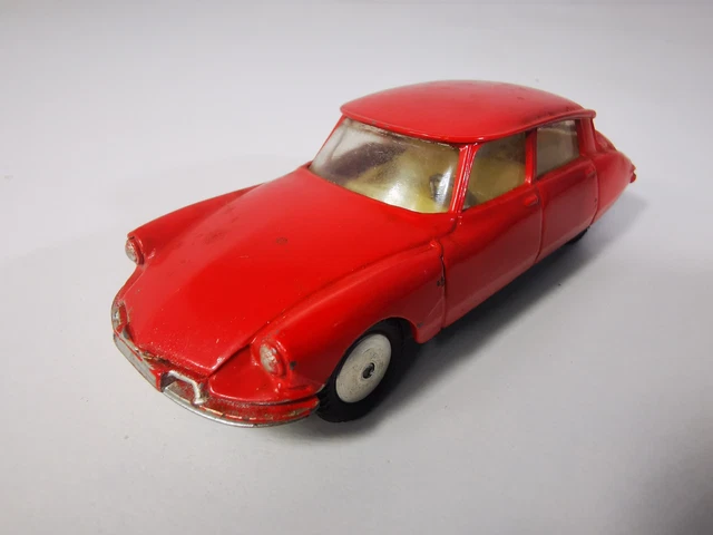 Miniature Minialuxe 1/43 – Citroën DS 19 – Plastique – Ivoire Et Rouge