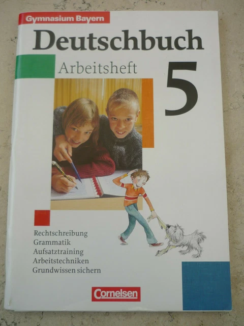 DEUTSCHBUCH GYMNASIUM BAYERN 5 Arbeitsheft Cornelsen EUR 8,20 - PicClick DE