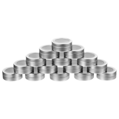 #N/A/a Candela Vuota in Plastica Trasparente per Contenitori Porta Stampo Forma Rotonda 20pcs 