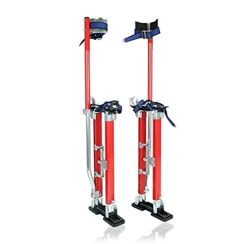 24 inch - 40 inch Professional Grade Adjustable Drywall Stilts Taping Paint S...