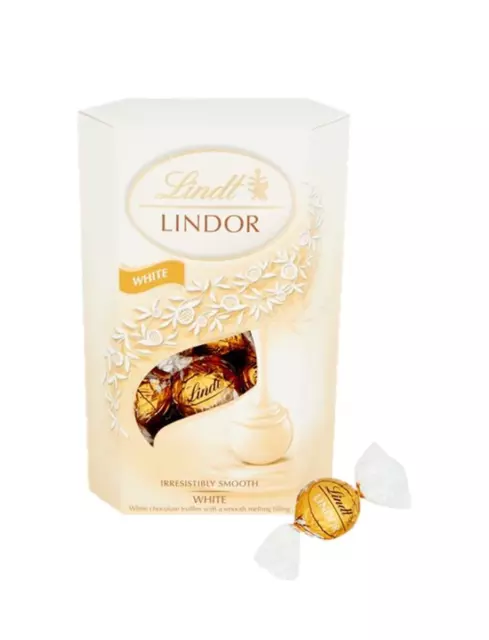 Lindt Lindor Lait Chocolat Truffes Boite W / Lisse Fondant Remplissage 16  878615091375
