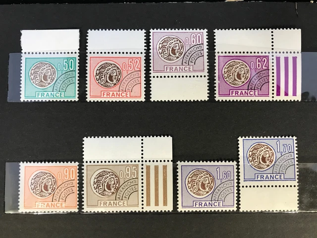 FRANCE - SÉRIE PRÉOBLITÉRÉS N° 232/235 EN BLOCS DE 6 TIMBRES - COTE
