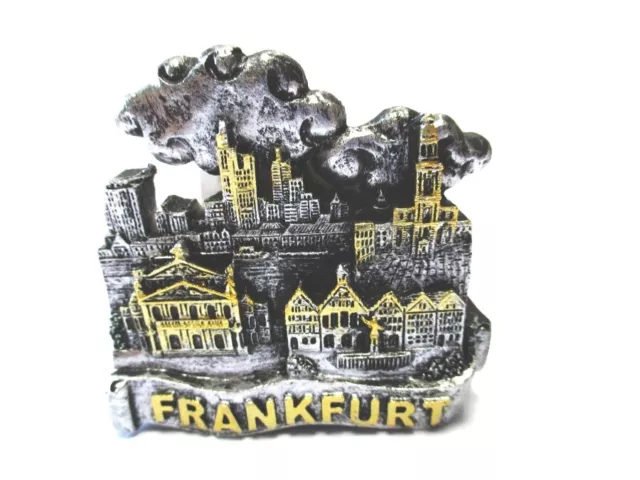 Frankfurt Magnet Skyline Römer Paulskirche Souvenir Germany,Neu