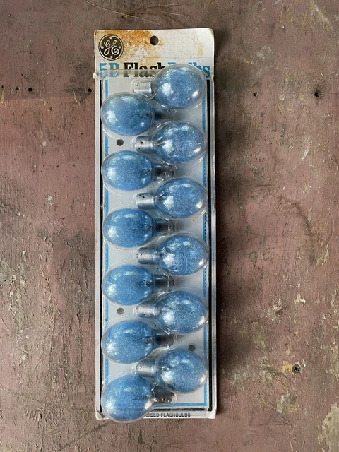 Bombillas de colección GE 5B bombillas azules cámara eléctrica general