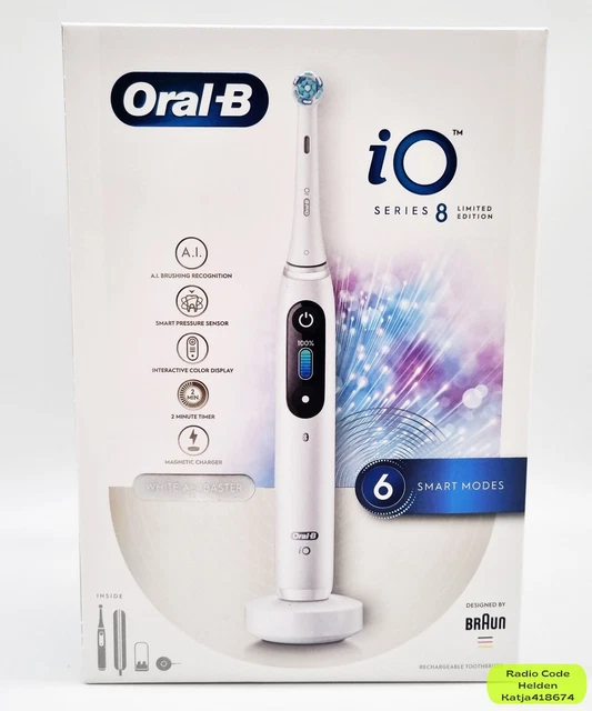 Oral-b Io Series 8 Special Edition ORAL-B IO SERIES 8 Limited Edition White Elektrische Zahnbürste 6