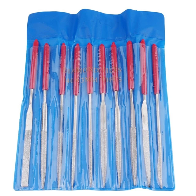 Kit file rettifica slot sella dado fret di qualità 10 pz strumenti di riparazio