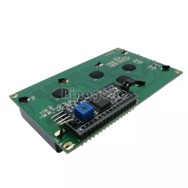 Interface IIC/I2C/TWI/SP​I1602 2004 caractère module LCD écran bleu jaune 3